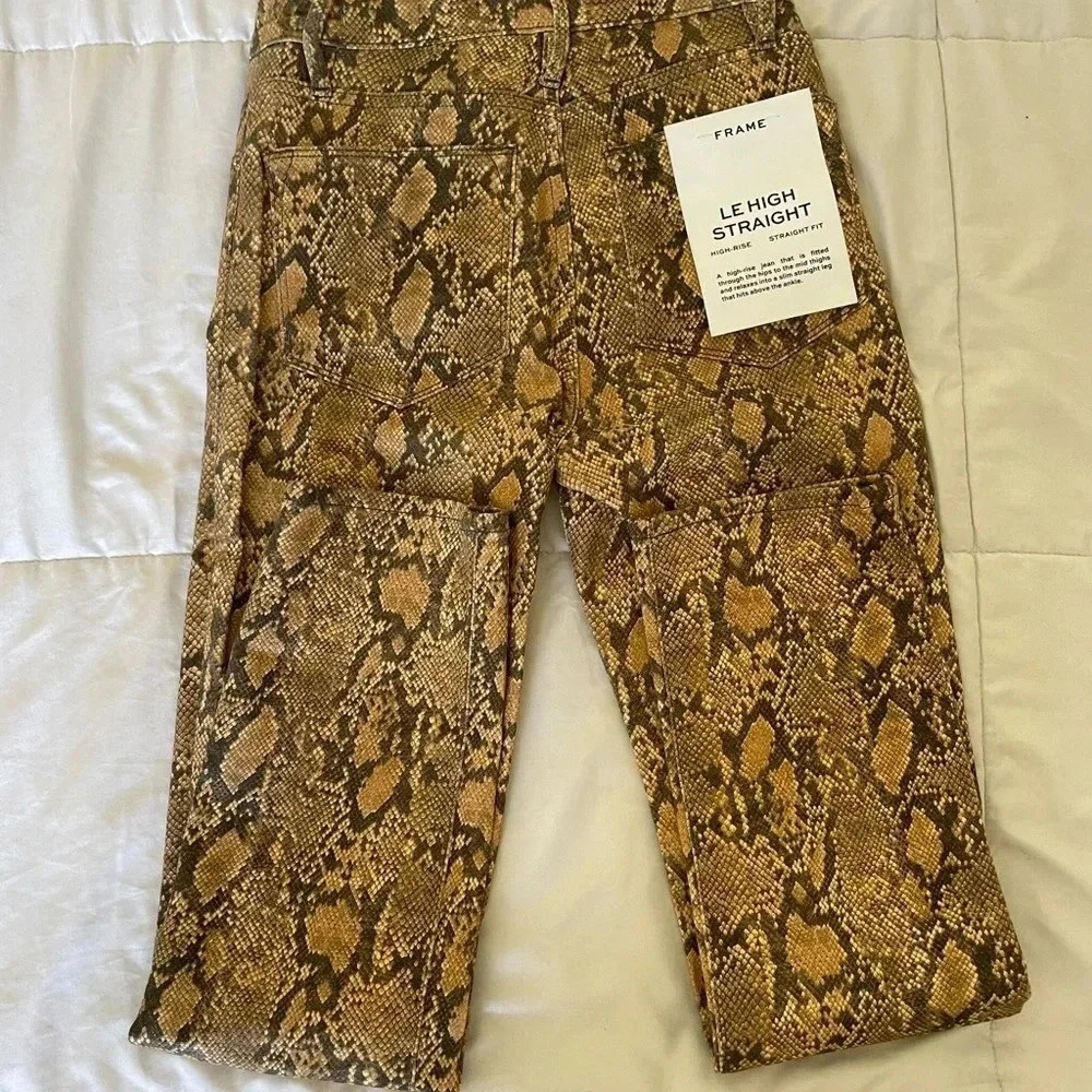 Frame Denim Python coated denim - Picture 8 of 12